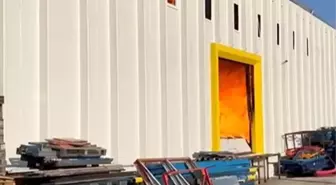 Ergene'de Gıda Deposunda Yangın Paniği