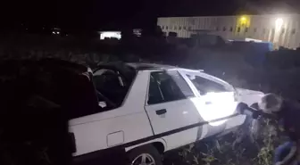 Tokat'ta Otomobilin Palete Çarpması Sonucu Kaza: 1 Yaralı