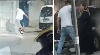 Sultangazi'de sokak ortasında annesini darbetti; çevredekiler izlemekle yetindi