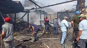 Burdur'da Bahçede Yakılan Ateş Evleri Yaktı