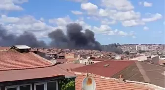Gaziosmanpaşa'da Fabrikada Yangın Çıktı