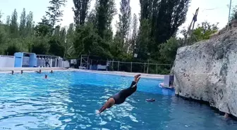 Kayseri'nin Keşişin Havuzu Yaz Sıcaklarında Uğrak Nokta Haline Geldi