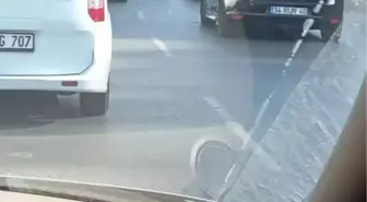 Düğün Konvoyu Trafiği Kilitledi