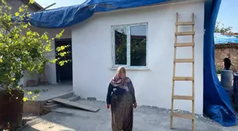 Yangından Sonra Hayırseverler Kadının Evini Yeniledi