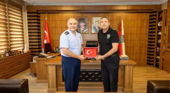 Bilecik İl Emniyet Müdürü Hakan Yılmaz, Hava Savunma Komutanı'nı Ağırladı