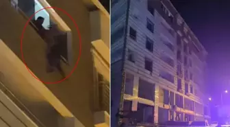 Kaza yaptıktan sonra babasına kızıp 6. kata çıktı