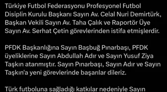 PFDK Başkanlığı'na Başbuğ Pınarbaşı Atandı