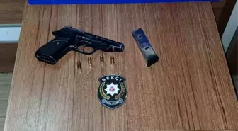 Manisa'da Ruhsatsız Ses Tabancası Taşıyan Şahsa Ceza