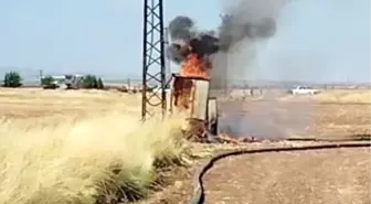 Şanlıurfa'da Sulama Trafosunda Yangın Çıktı