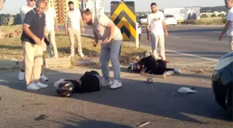 Tekirdağ'da Işık İhlali Sonucu Motosiklet ve Otomobil Çarpıştı: 2 Ağır Yaralı