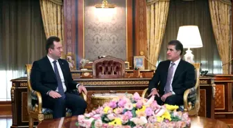 Neçirvan Barzani, Türkiye'nin Erbil Başkonsolosu'nu Kabul Etti