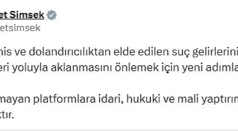 Hazine Bakanı Şimşek'ten Kripto Varlıklara Yönelik Yeni Önlemler