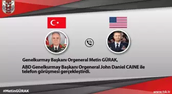 Genelkurmay Başkanları Metin Gürak ve John Daniel Caine Görüştü