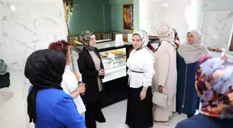 Emine Aydoğdu, Kadın Kooperatifini Ziyaret Etti
