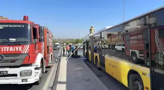 İETT Otobüsünde Yangın: Vatandaşlar Müdahale Etti