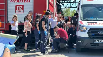 Ümraniye Organize Sanayi Bölgesi'nde Fabrikada Yangın: 10 İşçi Dumandan Etkilendi