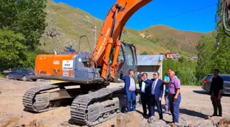 Bayburt'ta Yeni Köy Konağı İnşaatı Denetlendi
