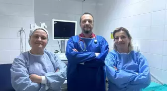 Isparta'da Yutulan Çivi Endoskopik Müdahale ile Çıkarıldı