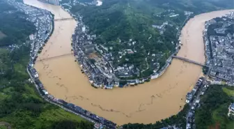 Guizhou Eyaletinde Şiddetli Yağışlar Sebebiyle Tahliyeler Gerçekleştirildi