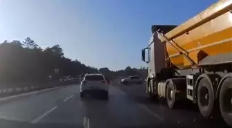 Otomobil Bariyere Çarptı, Yaralı Yok