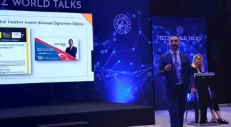 Bilecikli öğretmen Türkiye Eğitim Teknolojileri Zirvesi'nde sunum yaptı