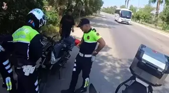 Silifke'de Çalıntı Motosikletle Kaçmaya Çalışan Şüpheli Yakalandı