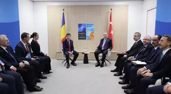 Cumhurbaşkanı Erdoğan, Romanya Cumhurbaşkanı Dan ile görüştü