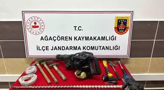Aksaray'da Define Arayan 3 Kişi Suçüstü Yakalandı