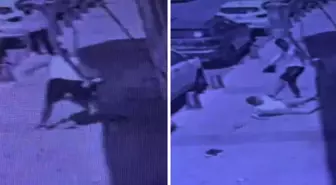 Zihinsel engelli çocuğa sokak ortasında dayak