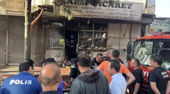 Konya'da Kırtasiyede Yangın Panik Yarattı