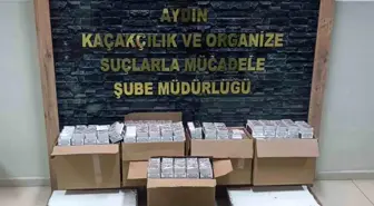 Aydın'da Kaçak Tütün Operasyonu: 77 Bin 500 Dolu Makaron Ele Geçirildi