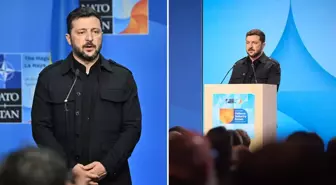 Zelenski 4 yıl aradan sonra ilk kez takım elbise giydi