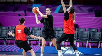 A Milli Kadın Basketbol Takımı Almanya Maçına Hazırlanıyor