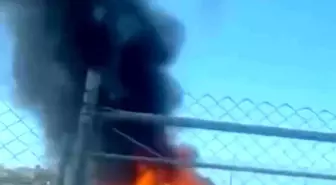 Beykoz'da Seyir Halindeki Otomobil Alev Aldı