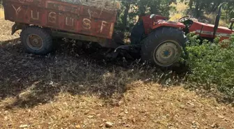 Diyarbakır'da Devriilen Traktör Sürücüsünü Canından Etti