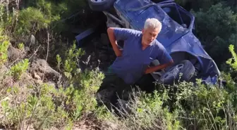 Hatay'da Otomobil Uçuruma Yuvarlandı: 1 Ölü, 2 Yaralı