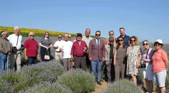 Tekirdağ'da Huzurevi Sakinlerine Lavanta Bahçesi Gezisi