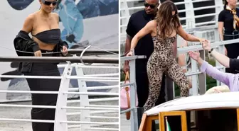 İş insanı Jeff Bezos'un masalsı düğünü başladı! Kardashianlar Venedik'i salladı
