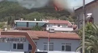 Kocaeli Körfez'de Makilik Alanda Yangın Çıktı