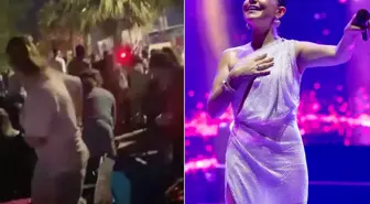 Merve Özbey konserinde kavga! Polis bıçaklandı