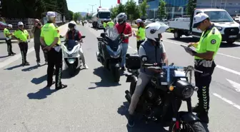 Ordu'da Dron Destekli Trafik Denetimleri Devam Ediyor