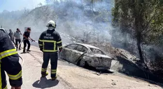 Çanakkale'de Trafik Kazası: Baba Yangında Hayatını Kaybetti