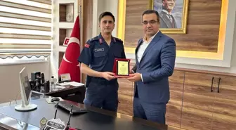 Üsteğmen İsmet Altun'dan Veda Ziyareti