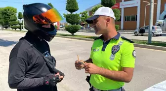 Bolu'da Tehlikeli Motosiklet Sürücüsüne Cezai İşlem