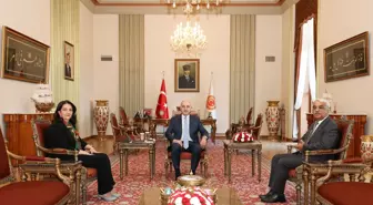 TBMM Başkanı Numan Kurtulmuş, DEM Parti Milletvekilleri Pervin Buldan ve Mithat Sancar'ı kabul etti