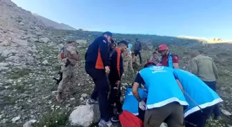 Yaban Hayvanlarından Kaçarak Düşen Çobana Ekipler Ulaştı
