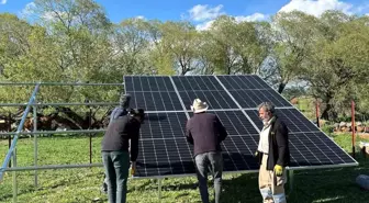 Akyaka'da Muhtarın Güneş Enerjisi ile Örnek Davranışı