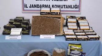 Bartın'da İş Yerine Baskın: 19 Bin 466 Makaron ve 7 Kg Tütün Ele Geçirildi