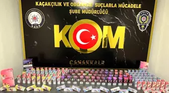 Çanakkale'de Kaçakçılık Operasyonu: 2 Bin Litre Etil Alkol ve Diğer Malzemeler Ele Geçirildi