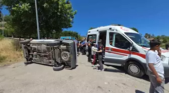Safranbolu'da Kontrolden Çıkan Otomobil Devrildi: Bir Yaralı